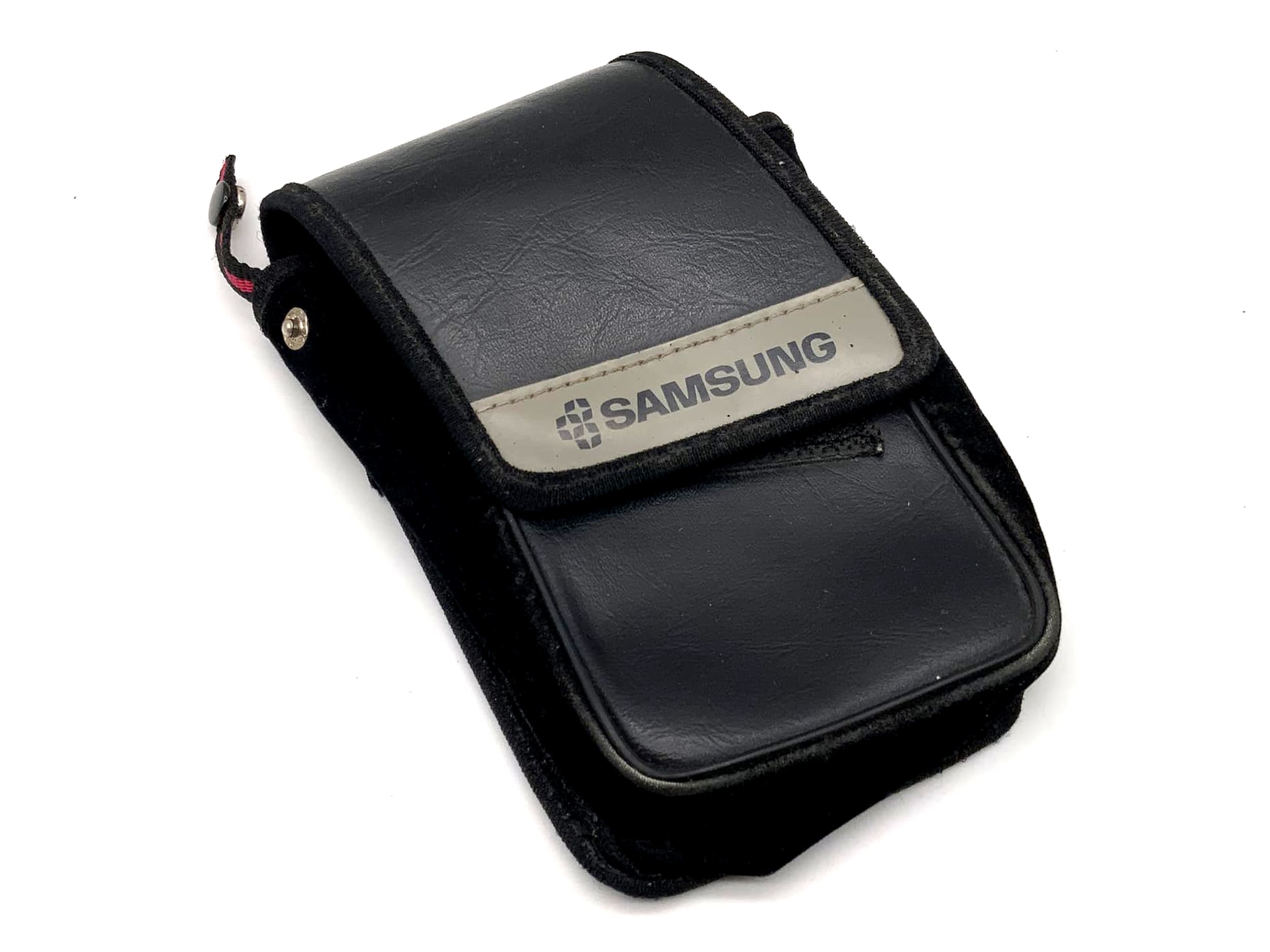 Samsung Leder Bereitschaftstasche schwarz Fototasche universell Kameratasche