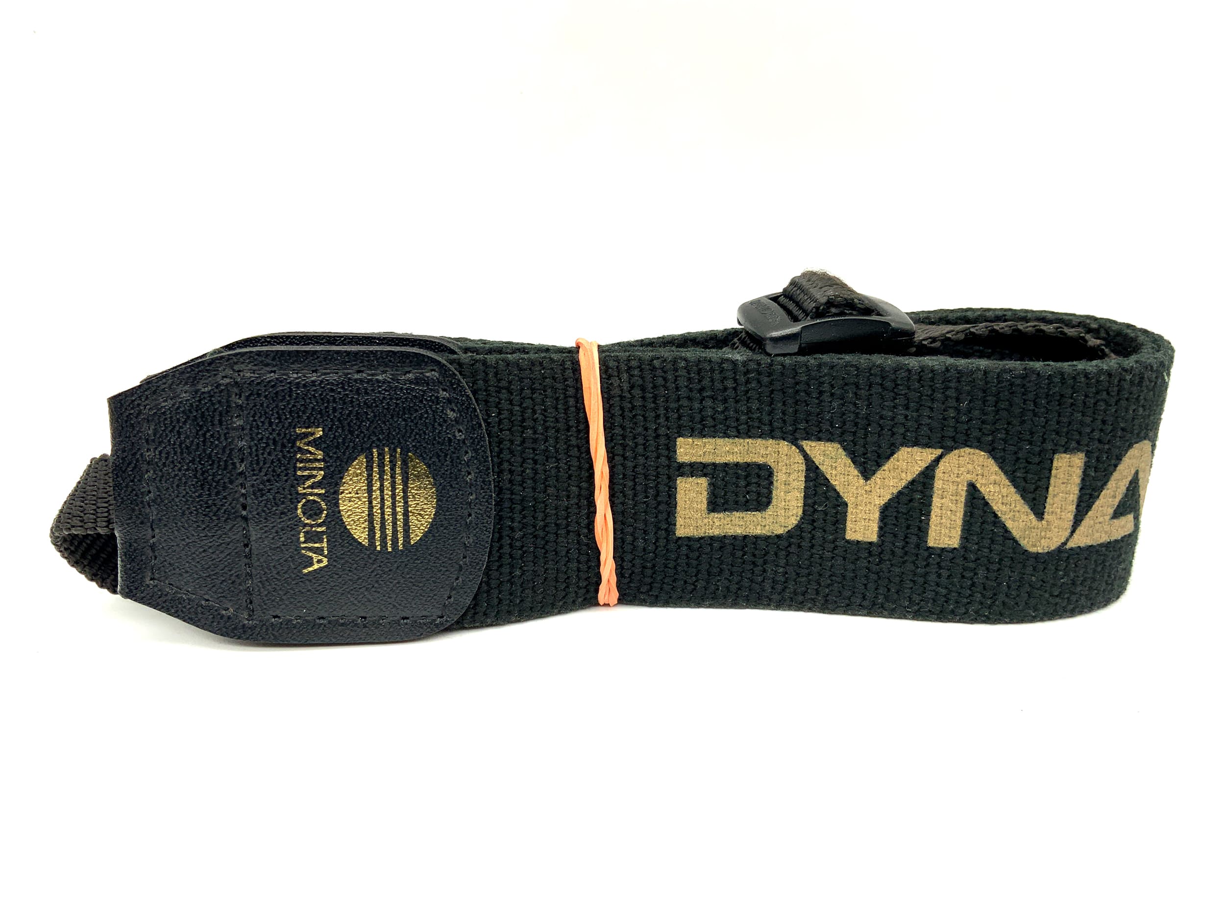 Minolta Dynax Gurt schwarz/gold Hals Schultergurt Kameragurt Neck Strap