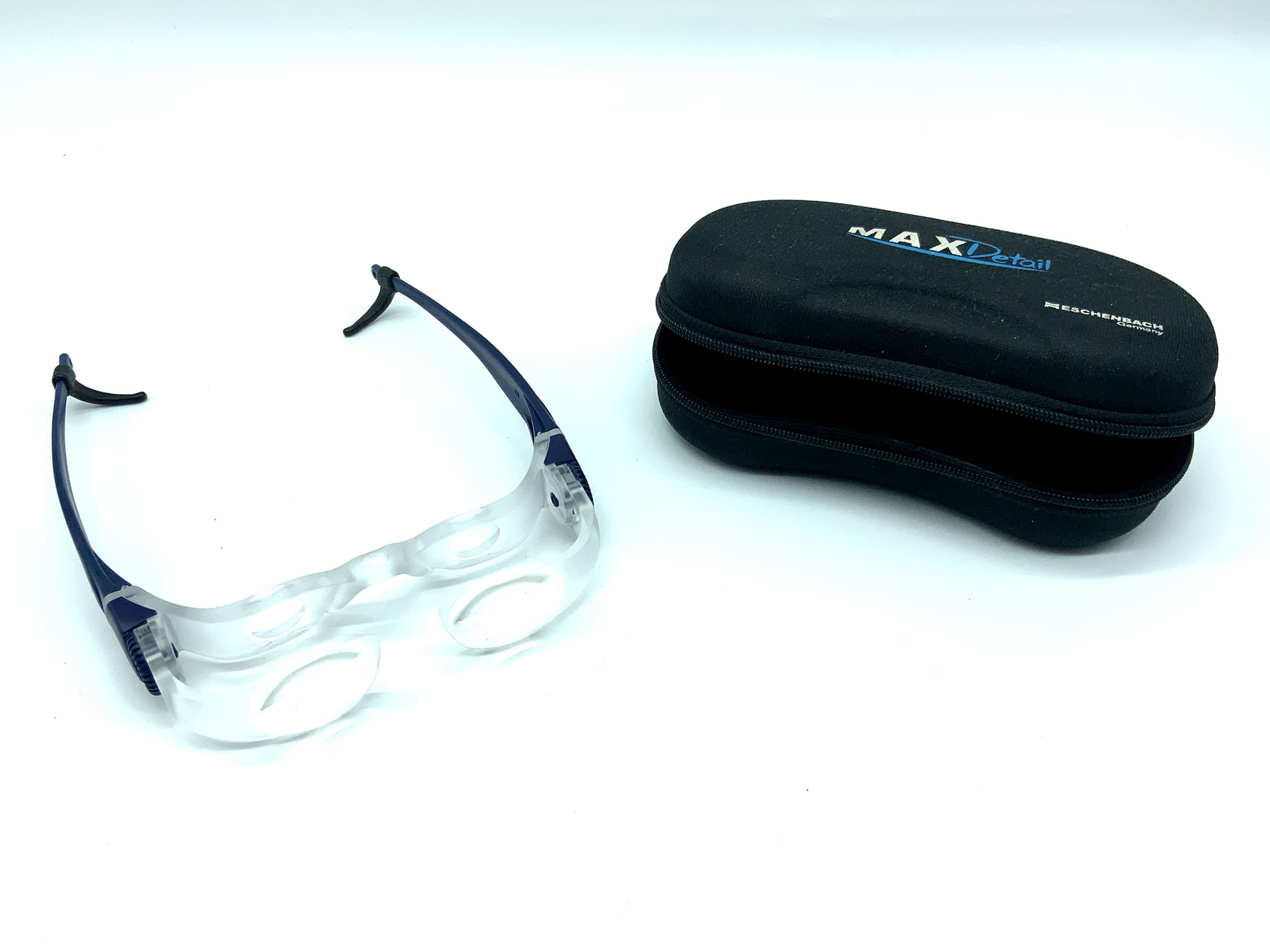 Eschenbach Max Detail Lupenbrille 2x vergrößerung 2 fach mit Tasche
