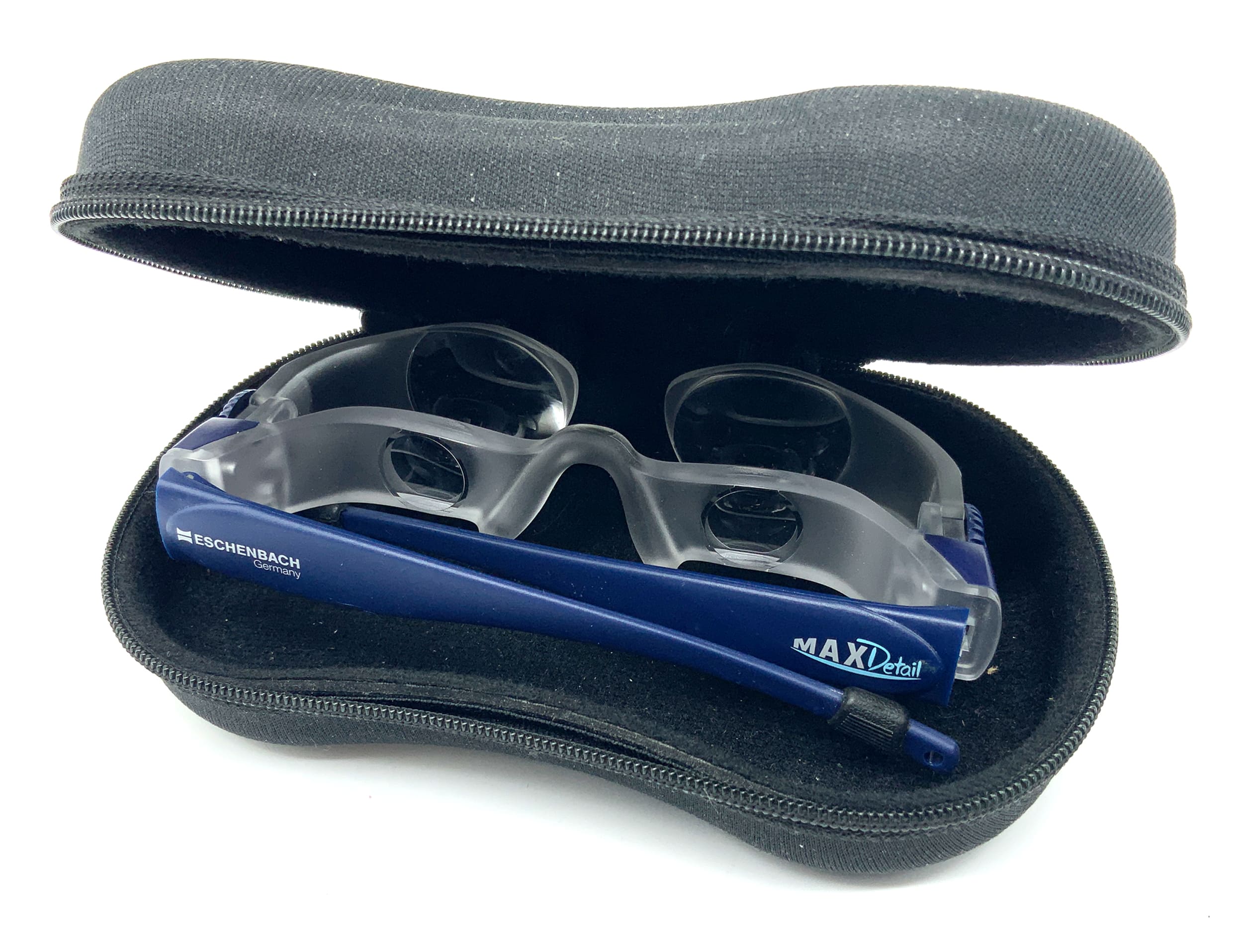 Eschenbach Max Detail Lupenbrille 2x vergrößerung 2 fach mit Tasche