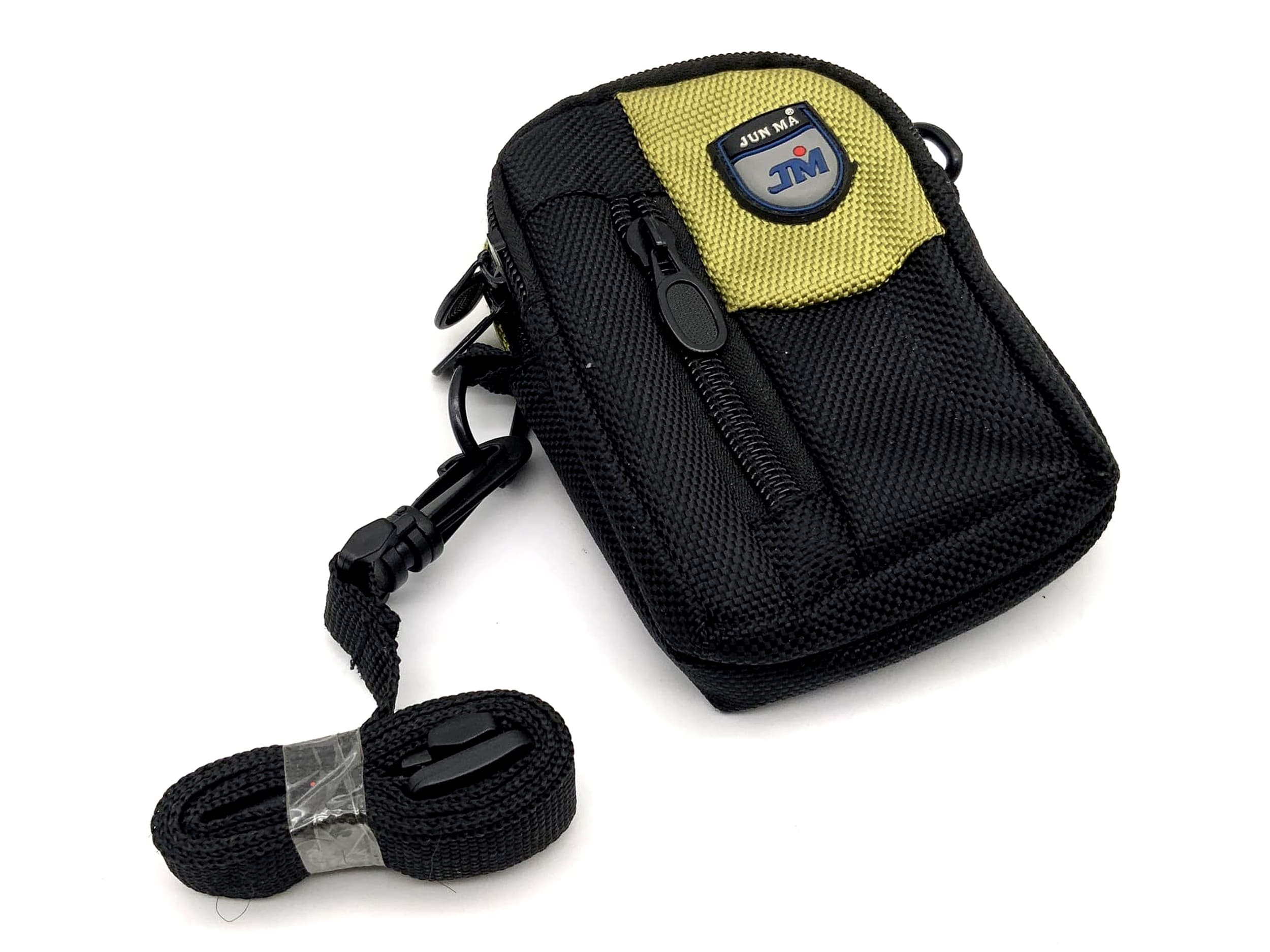 JUN MA Bereitschaftstasche schwarz Fototasche universell Kameratasche Soft Case