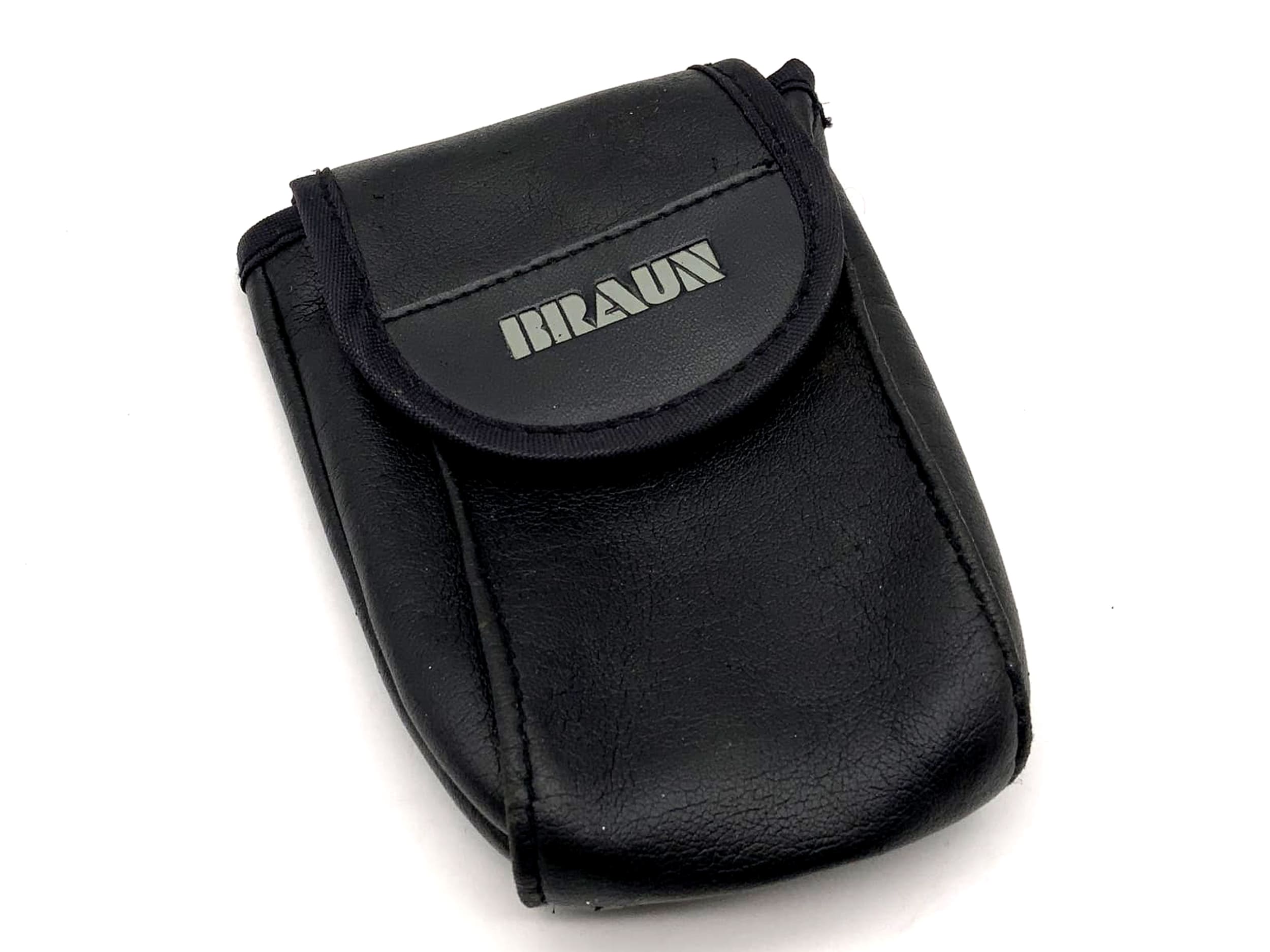 Braun Leder Bereitschaftstasche schwarz Fototasche universell Kameratasche