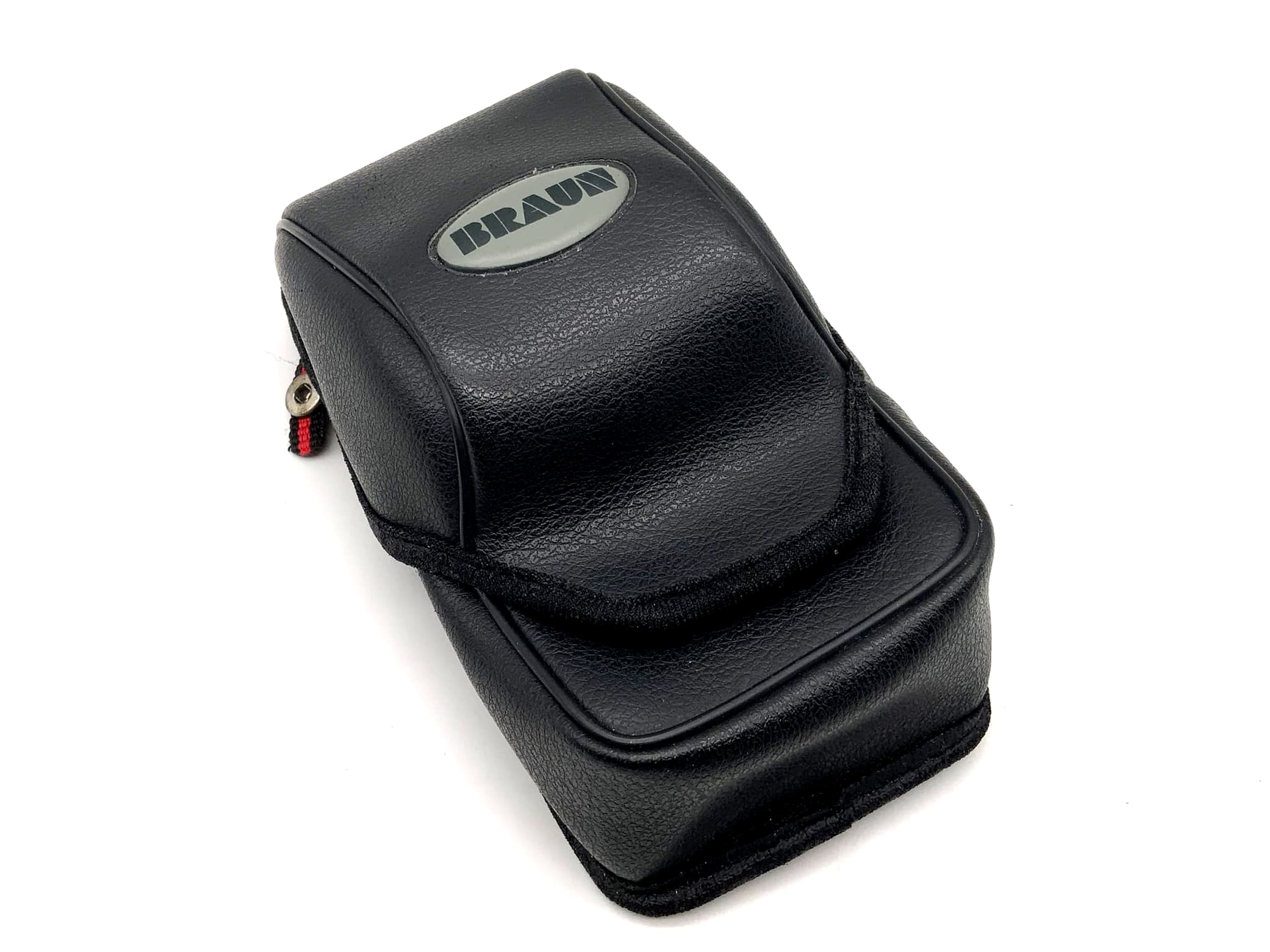 Braun Leder Bereitschaftstasche schwarz Fototasche universell Kameratasche