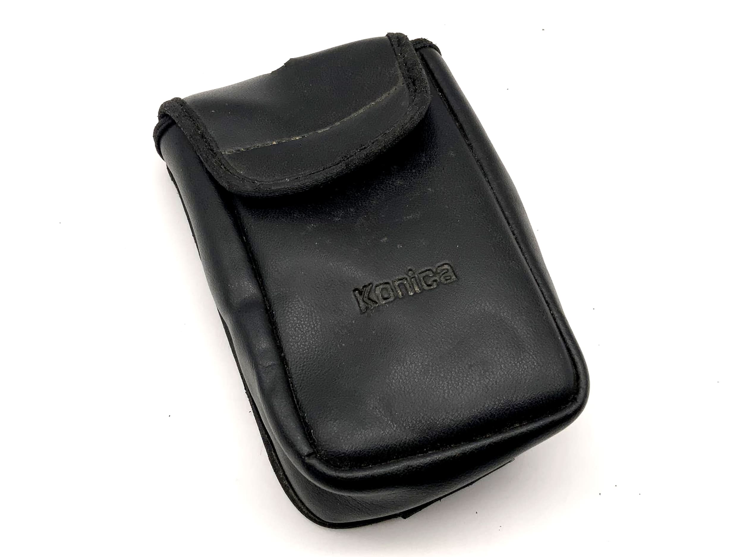 Konica Leder Bereitschaftstasche schwarz Fototasche universell Kameratasche