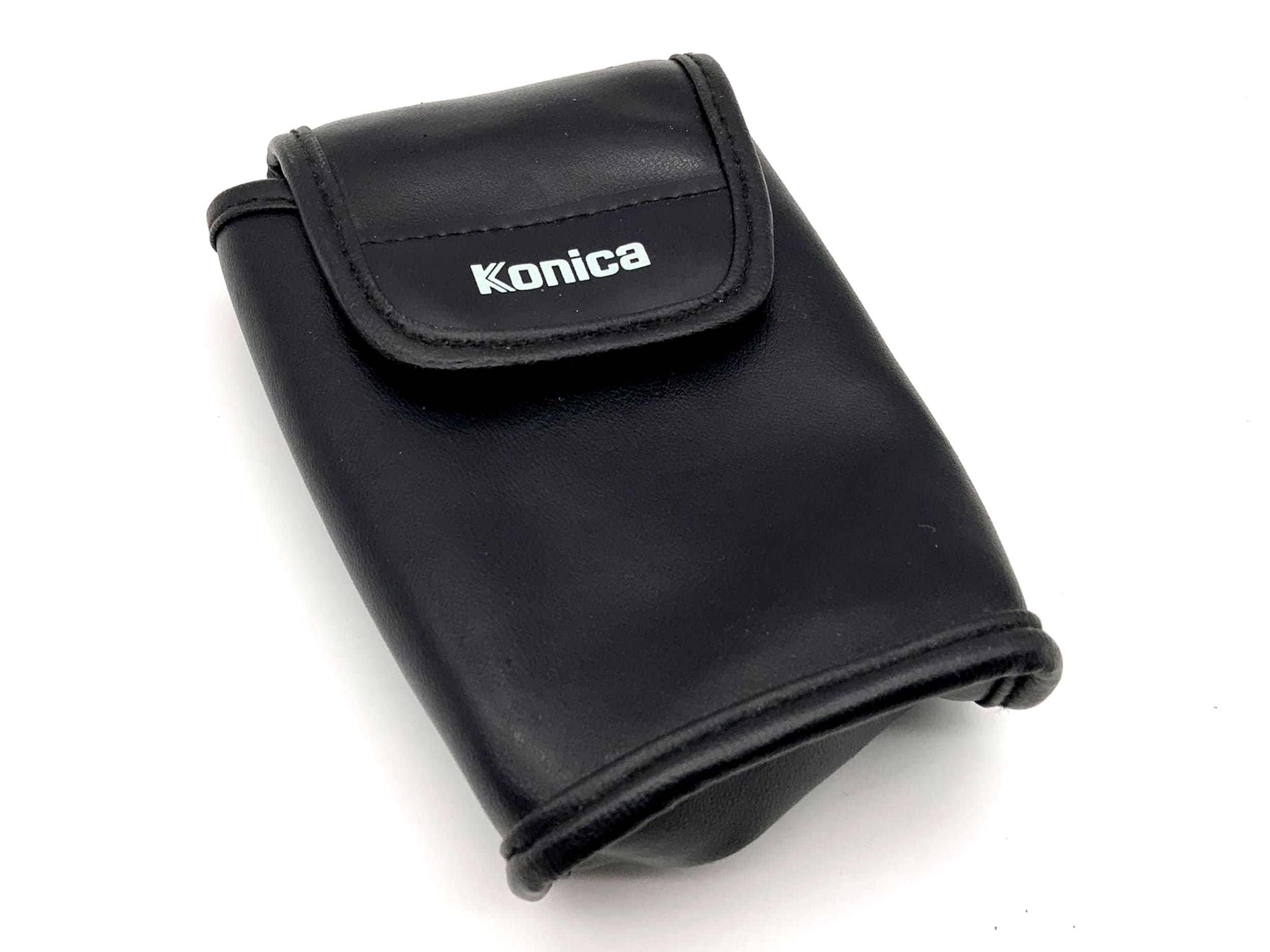 Konica Leder Bereitschaftstasche schwarz Fototasche universell Kameratasche