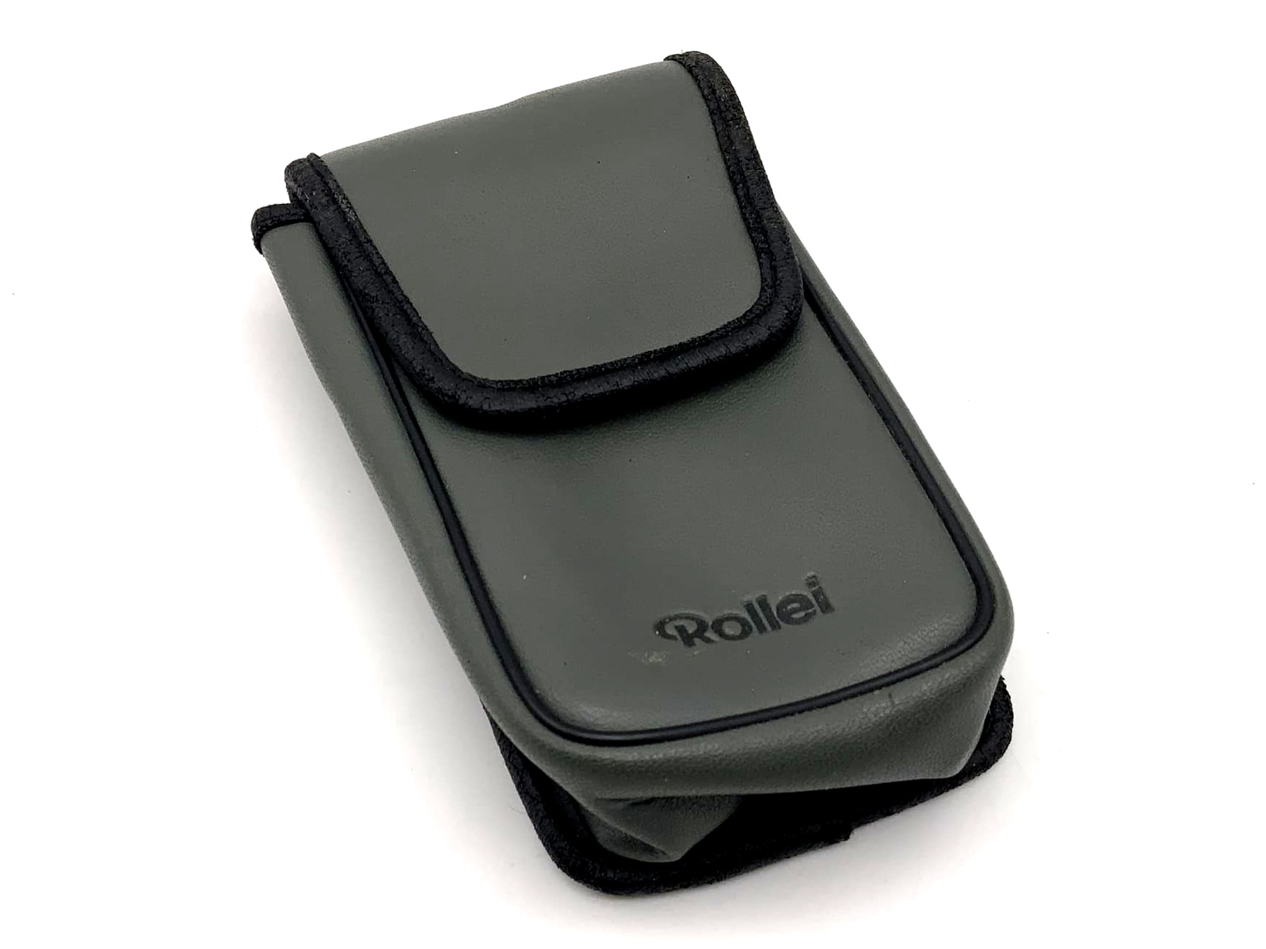 Rollei Leder Bereitschaftstasche grau Fototasche universell Kameratasche