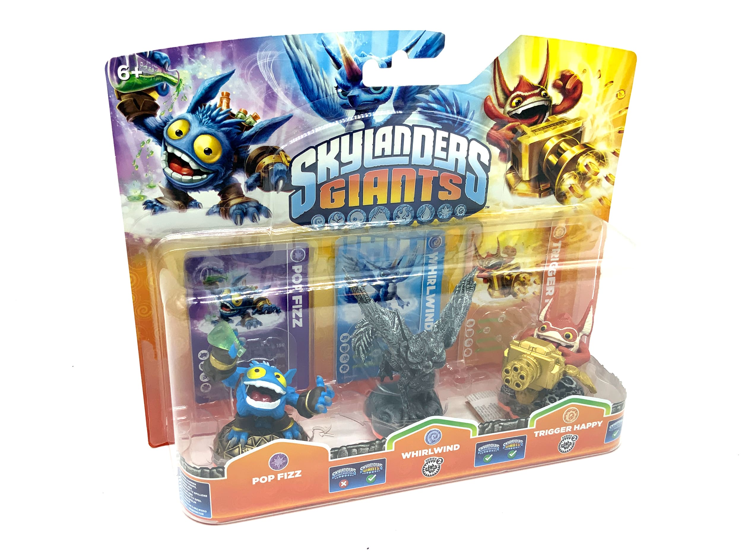 Skylanders Giants Triple Pack Granite Whirlwind / Stone Whirlwind Chase in OVP