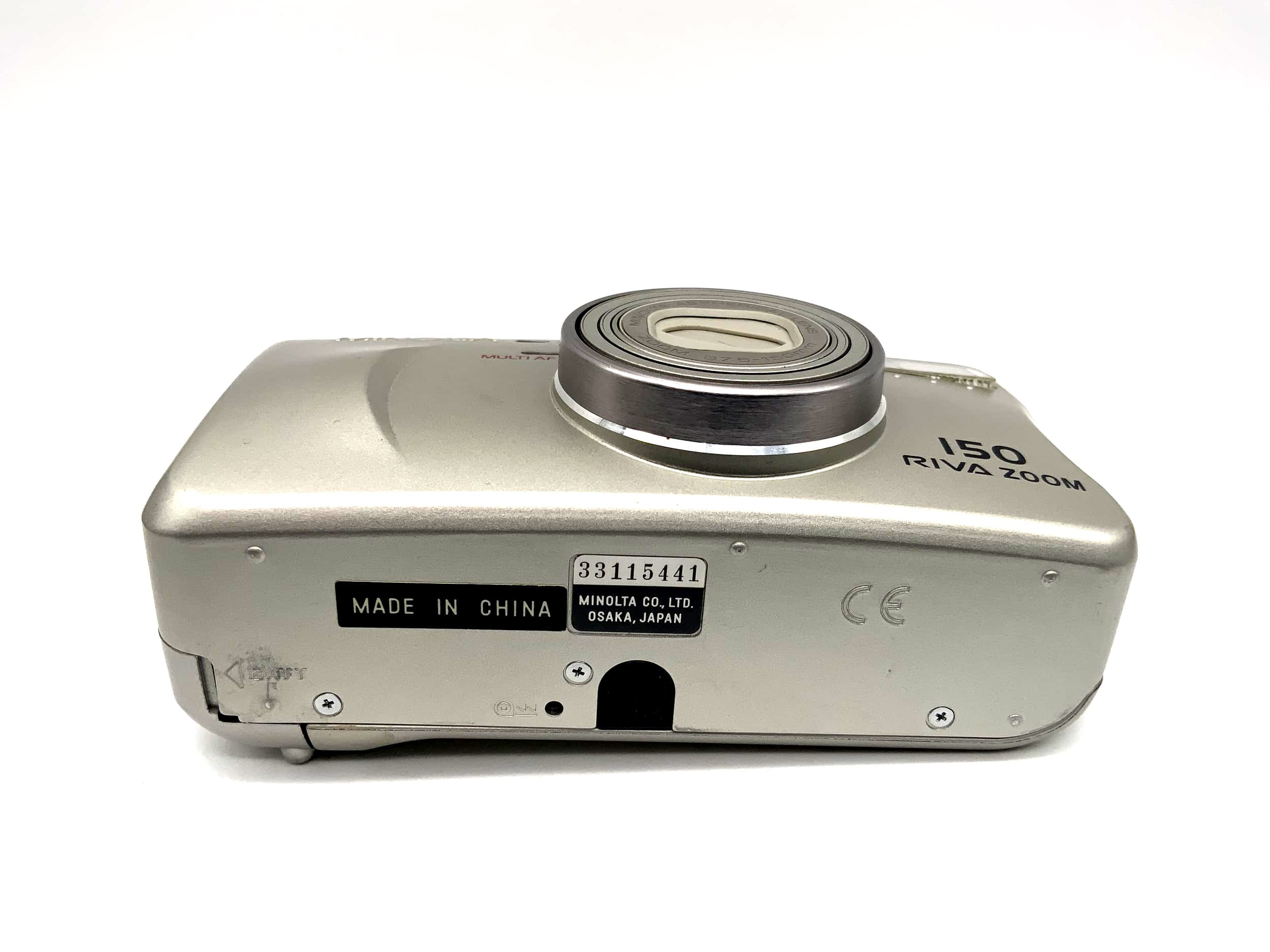 Minolta Riva Zoom 150 Point&Shoot mit Aspherical Lens 37.5-150mm 35mm Multi AF