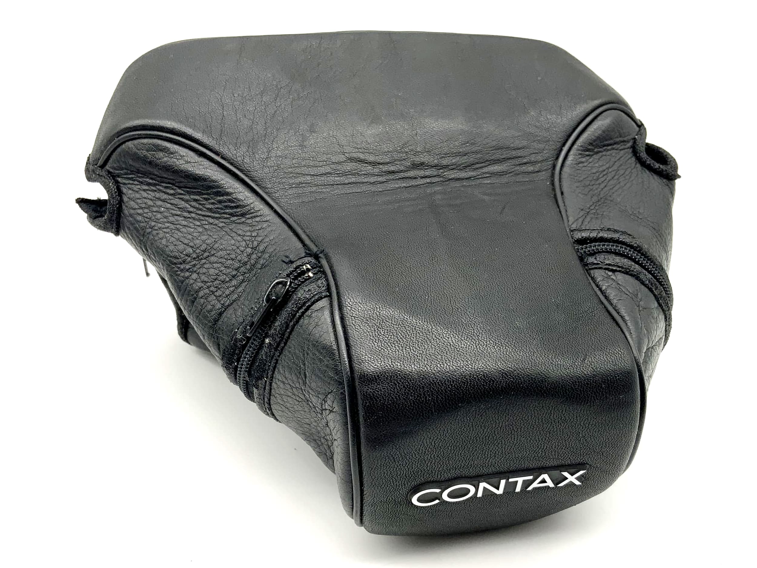 Contax Leder Kameratasche schwarz Kamera Bag universell Fototasche