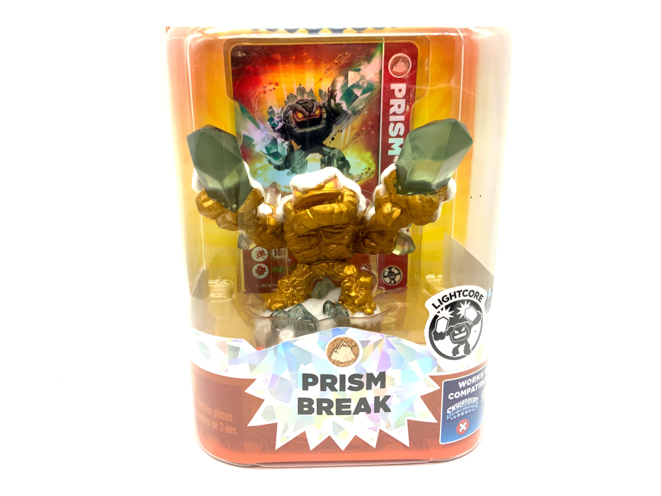 Skylanders Giants Gold White Flocked Prism Break Employee Edition Holiday in OVP