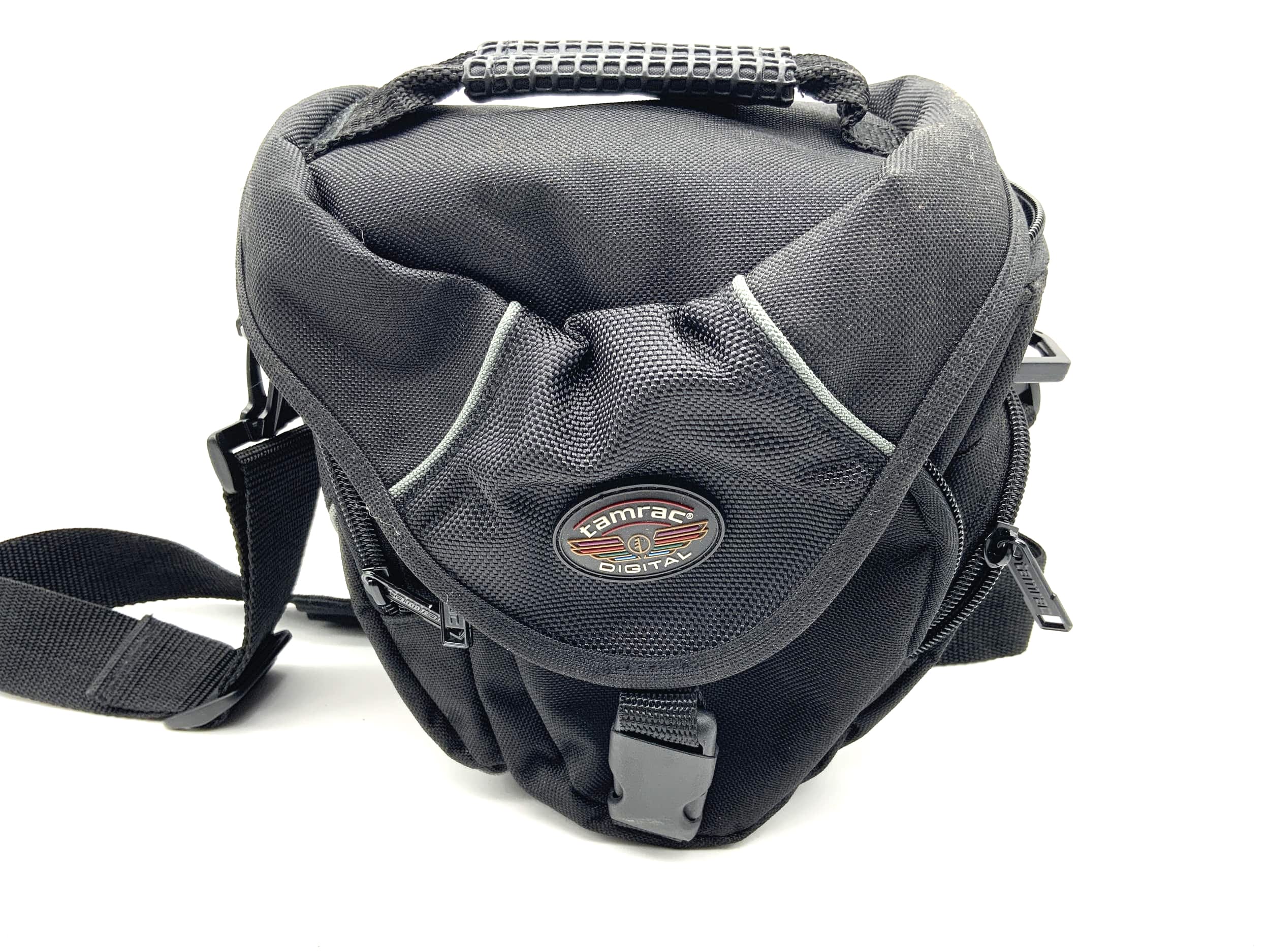 Tamrac Digital Kameratasche schwarz Kamera Bag universell Umhängetasche V-förmig