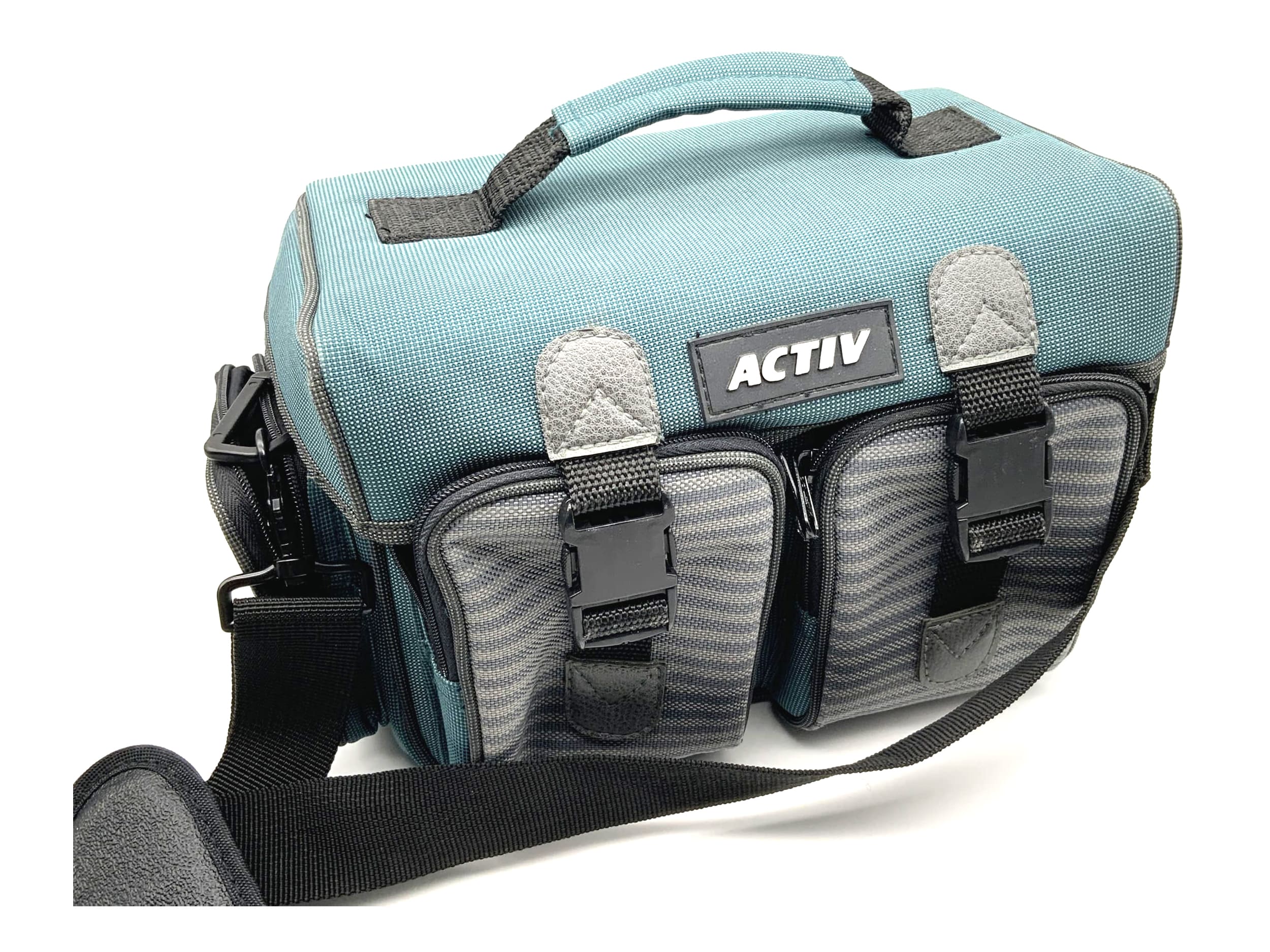 Activ ca.27x15x12cm Kameratasche grün Kamera Bag universell Umhängetasche