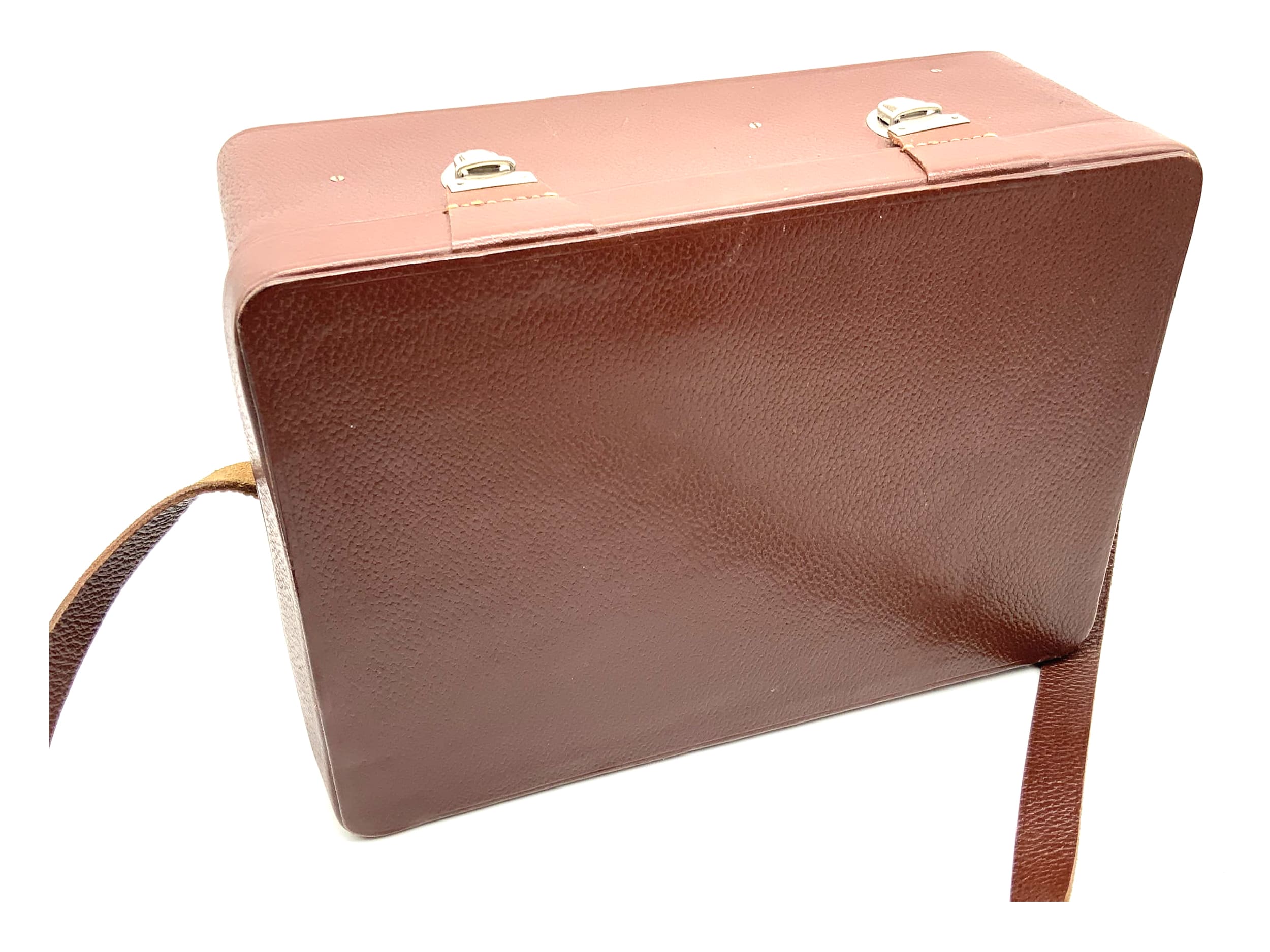 Kameratasche braun ca.29x21x12cm Leder Kamera Bag universell Koffer