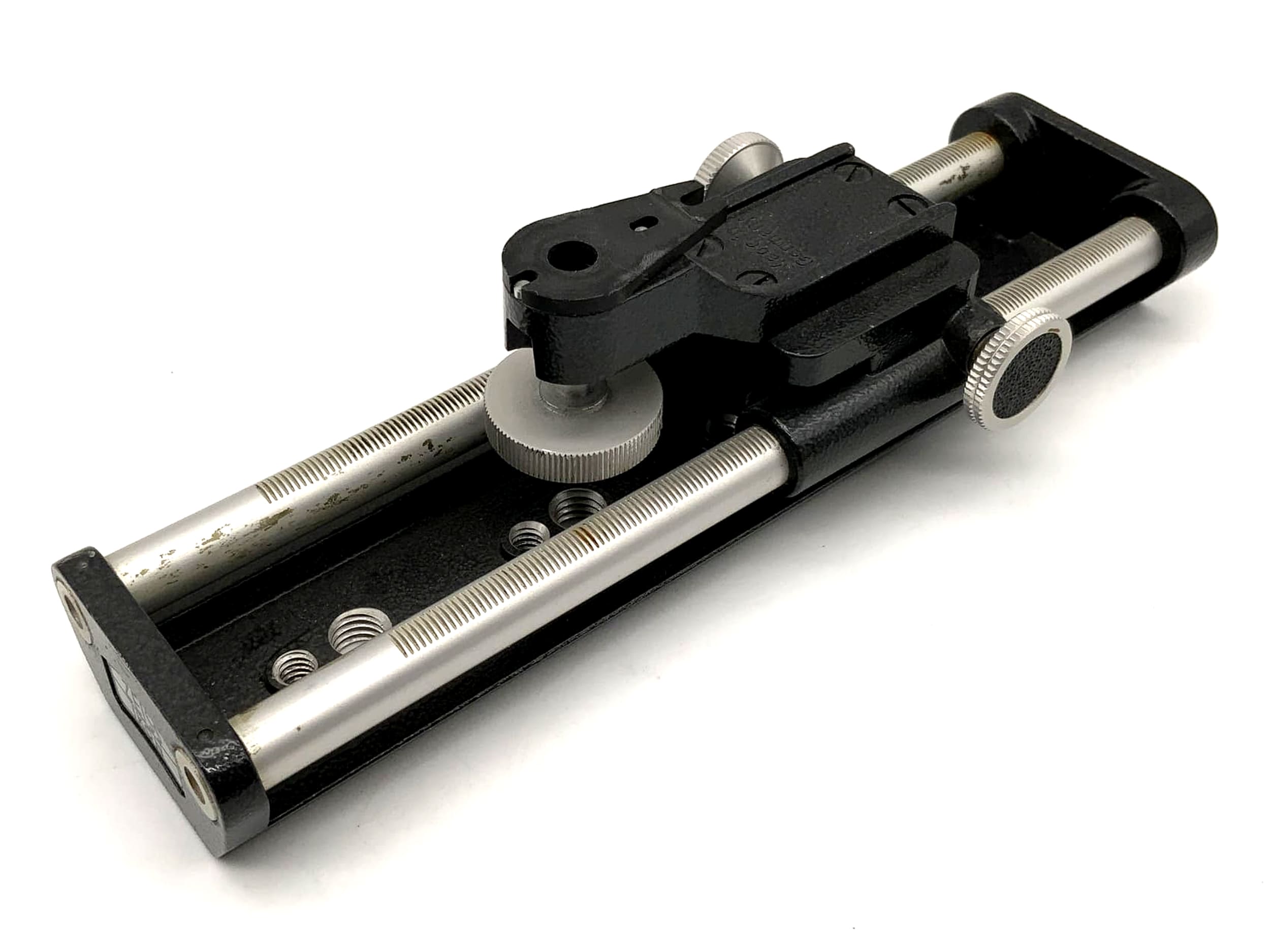 Zeiss Ikon Einstellschlitten schwarz Makroschlitten focusing Rack