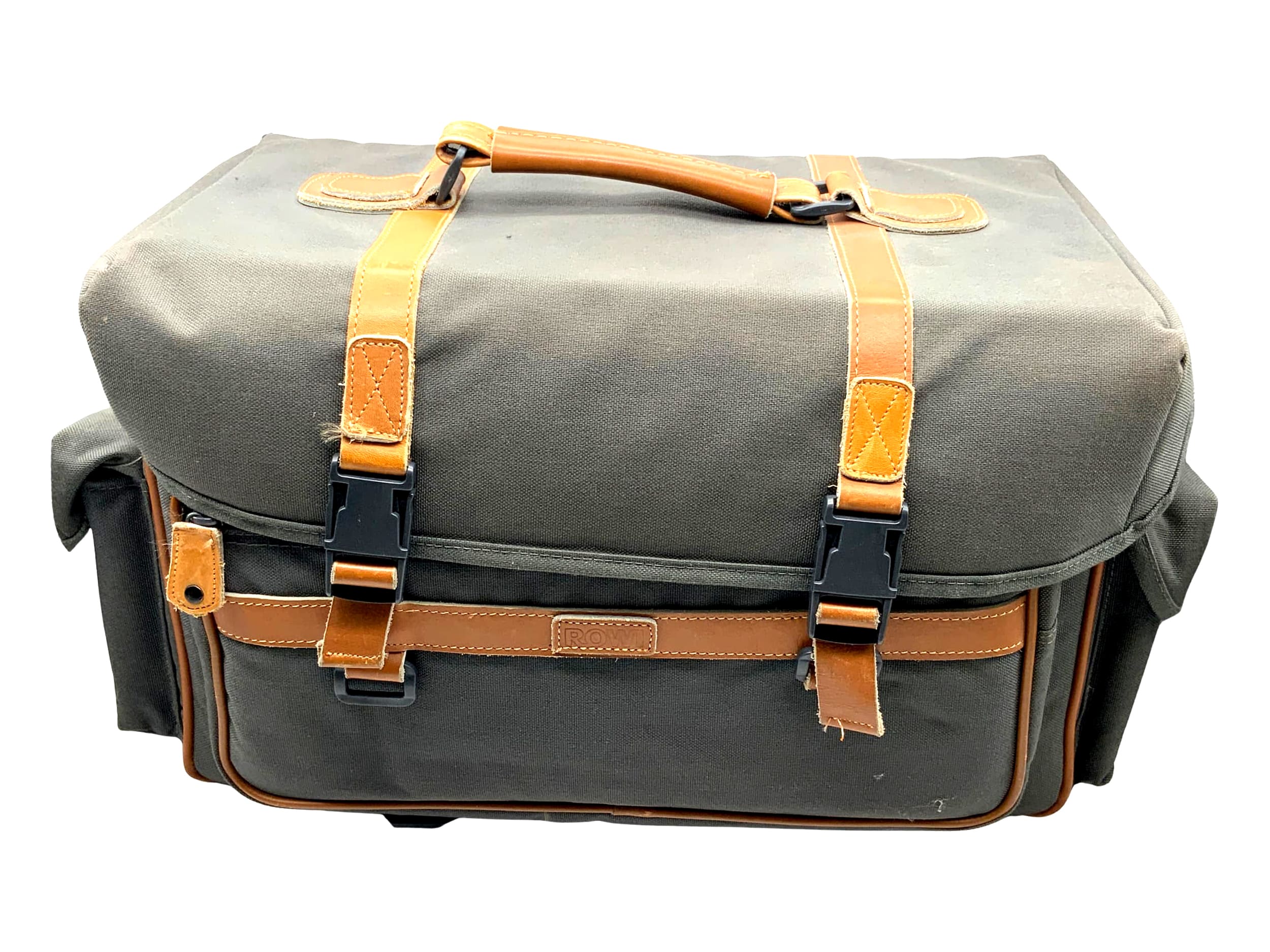 Rowi ca.44x28x20cm Kameratasche braun Kamera Bag universell Tragetasche