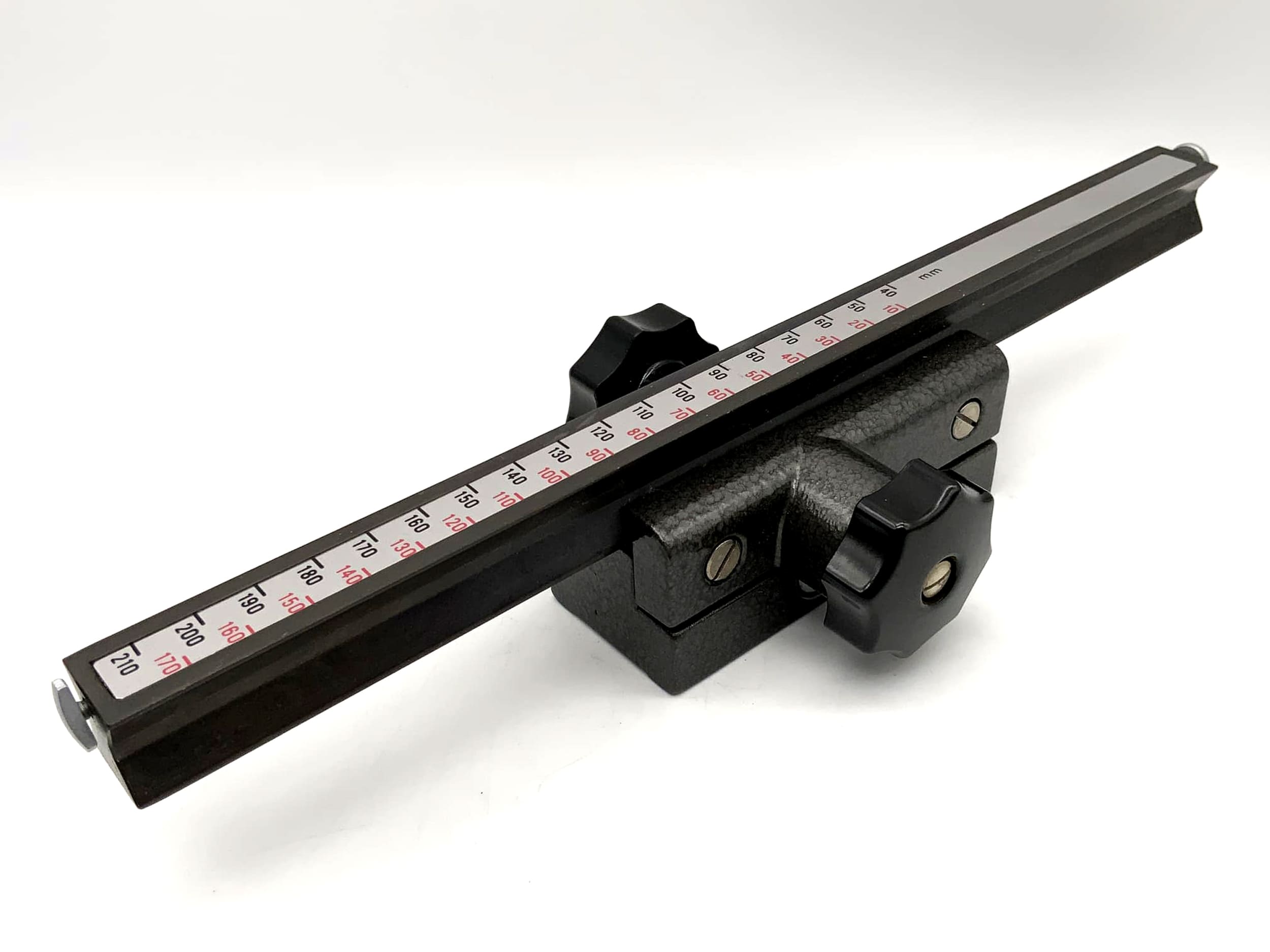 Pentacon Einstellschlitten grau focusing Rack für großes Balgengerät