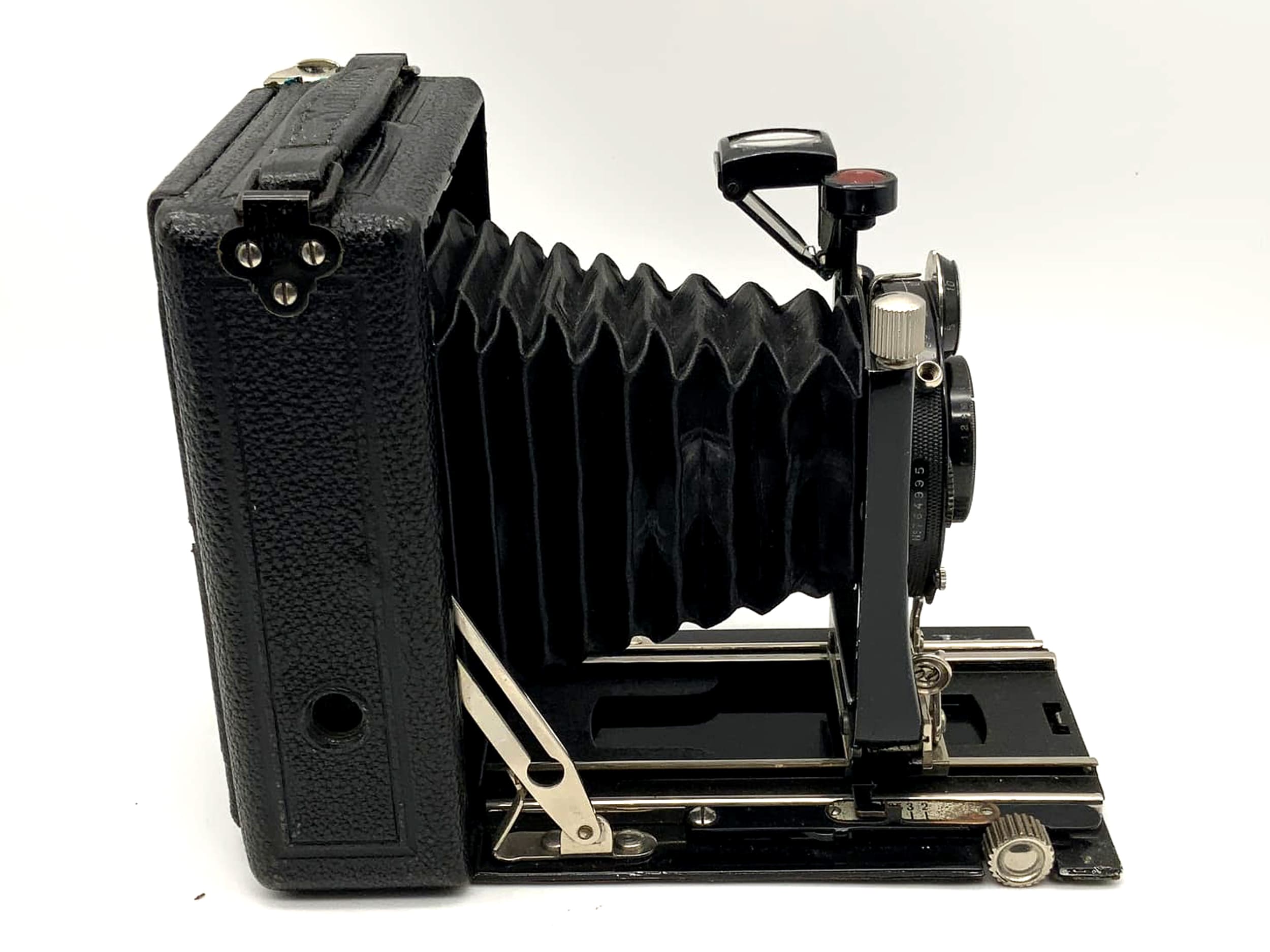 Contessa Nettel sonnar Plattenkamera mit Sonnar Anastigmat 1:4.5 f=12cm Compur