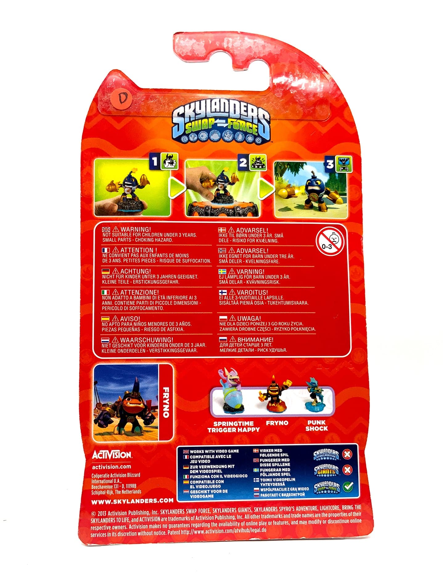 Skylanders Swap Force Fryno in OVP