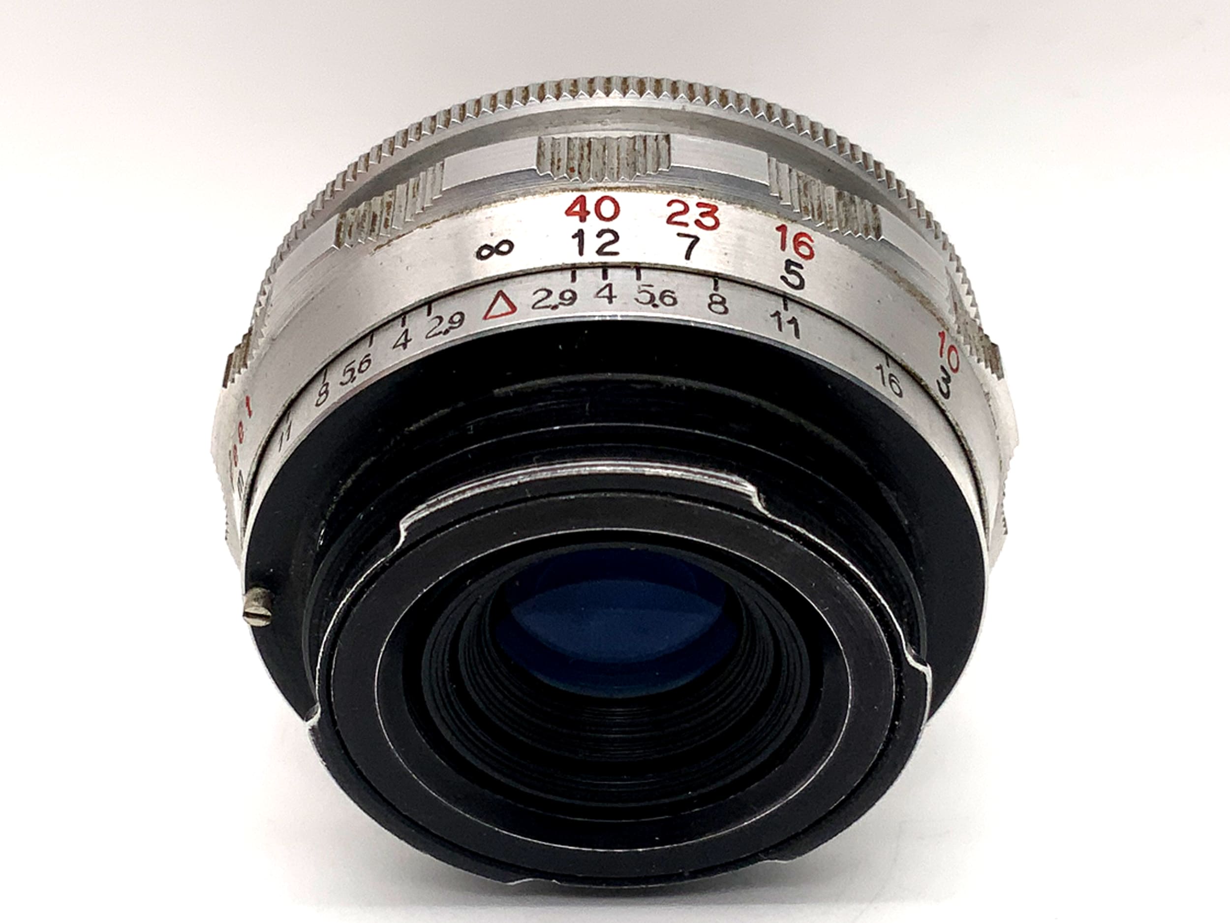 E.Ludwig 50mm 1:2,9 Objektiv Meritar Festbrennweite (Exa)