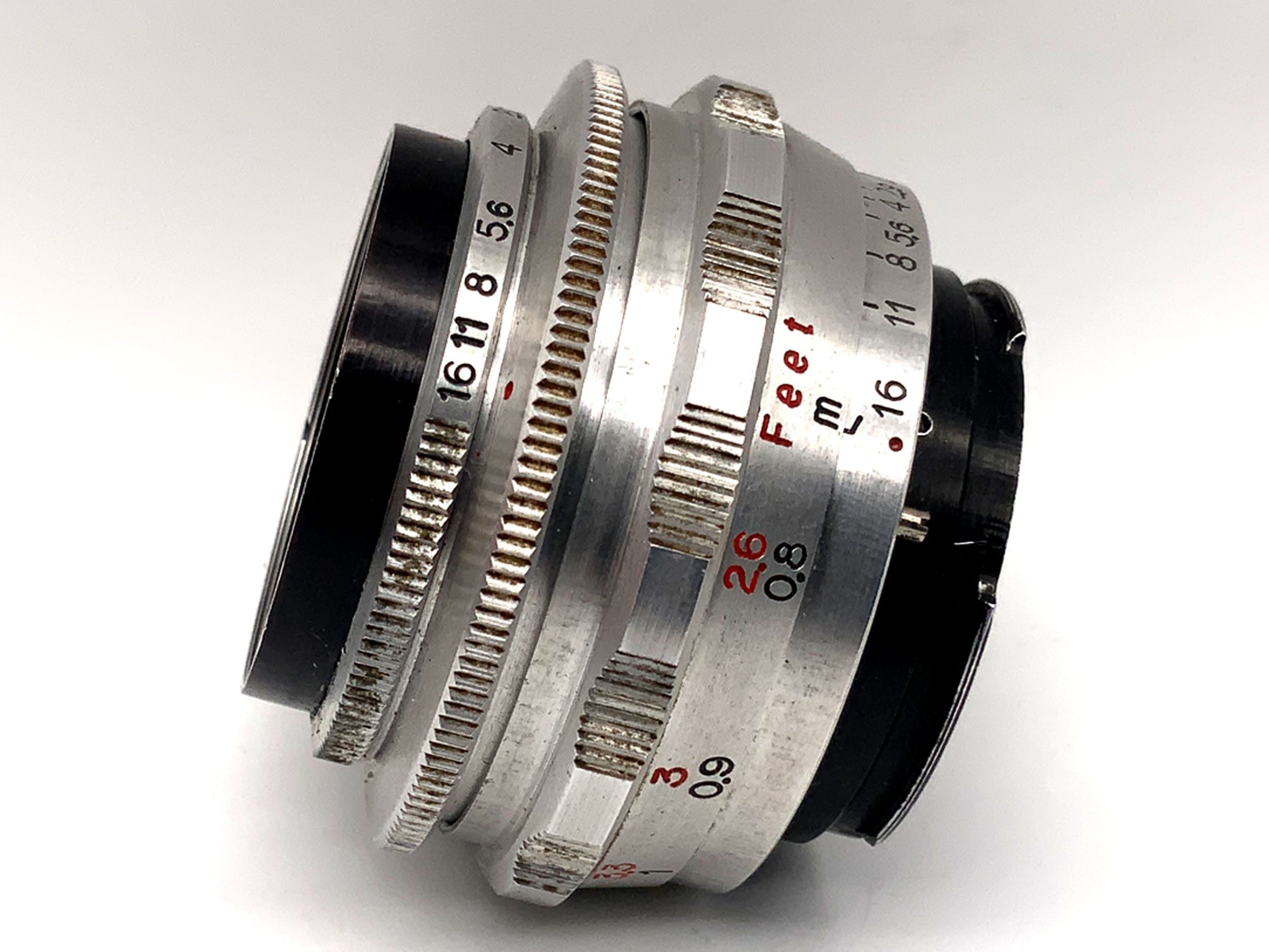 E.Ludwig 50mm 1:2,9 Objektiv Meritar Festbrennweite (Exa)