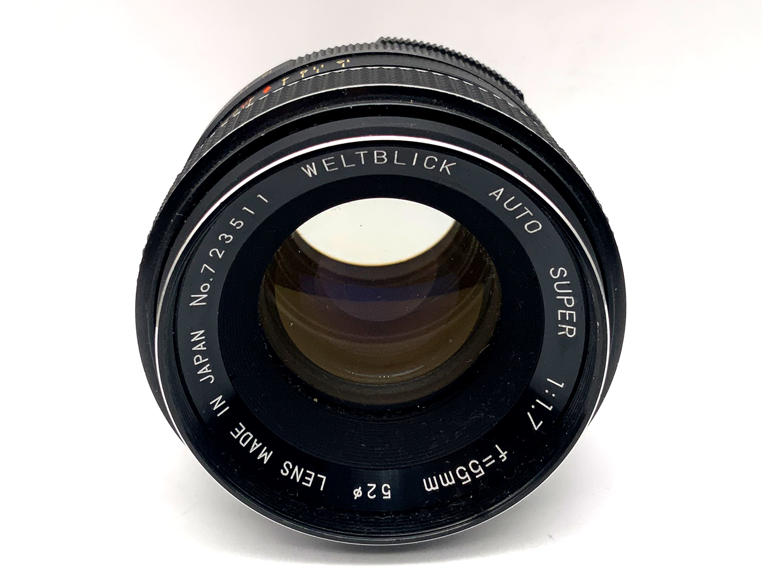 Weltblick 55mm 1:1.7 Objektiv Auto Super Festbrennweite (M42)