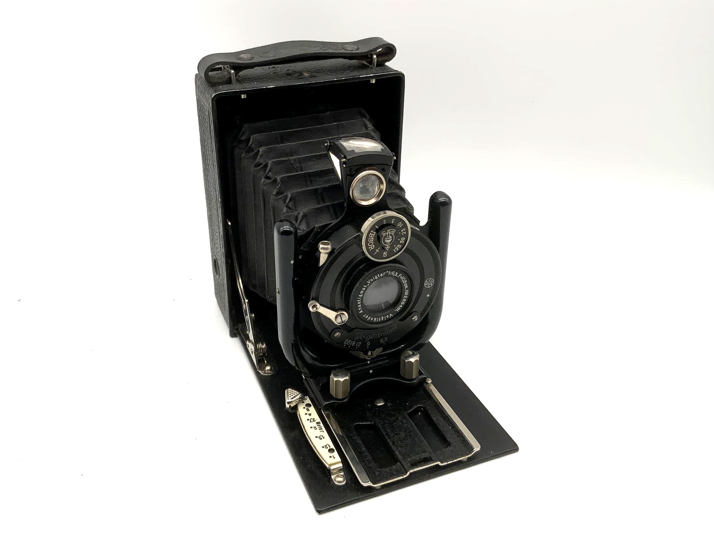 Voigtländer VAG Plattenkamera mit Anastigmat Voigtar 1:6.3 F=10,5cm Analogkamera