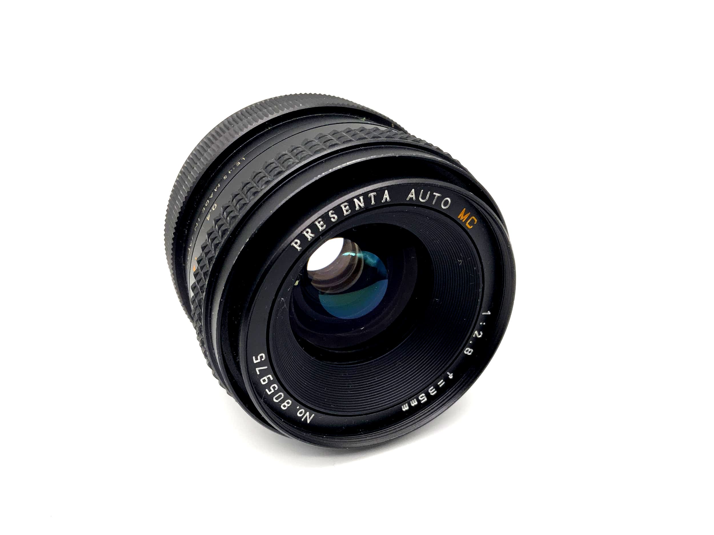 Presenta 35mm 1:2.8 Objektiv Auto MC Multi Coating Lichtstark Lens (Canon FD)