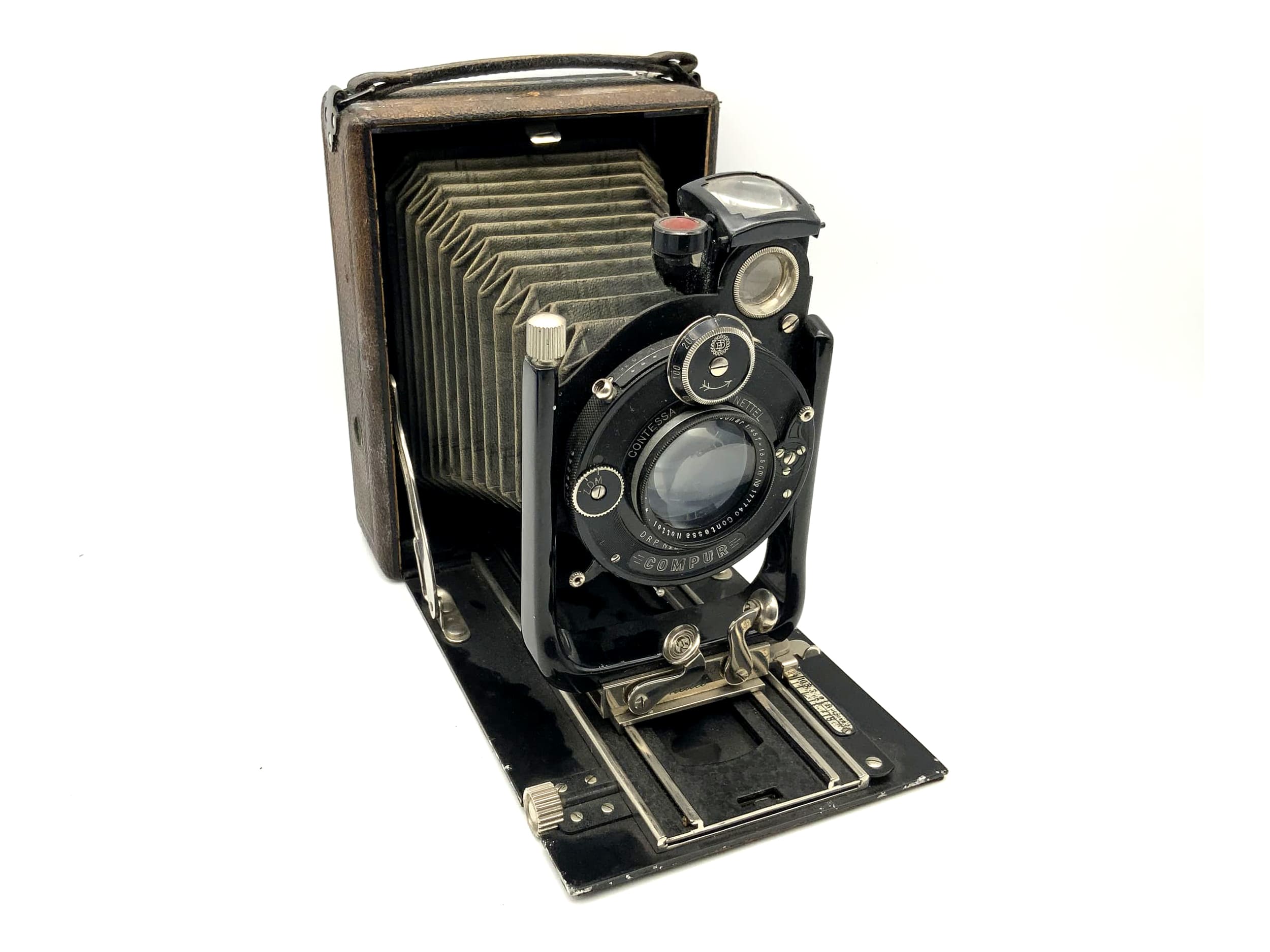 Contessa Nettel Donata Plattenkamera mit Citonar 1:4.5 f=13.5cm Compur