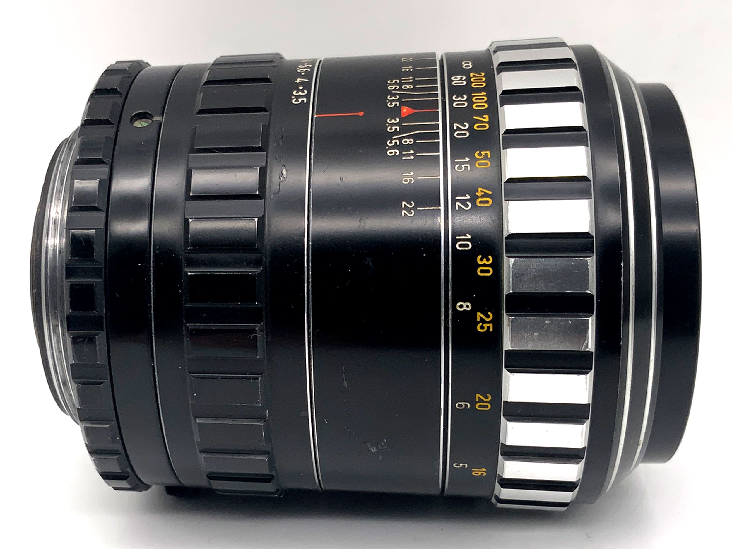 Isco Göttingen 135mm 1:3.5 Objektiv Westromat Zebra Festbrennweite (M42)