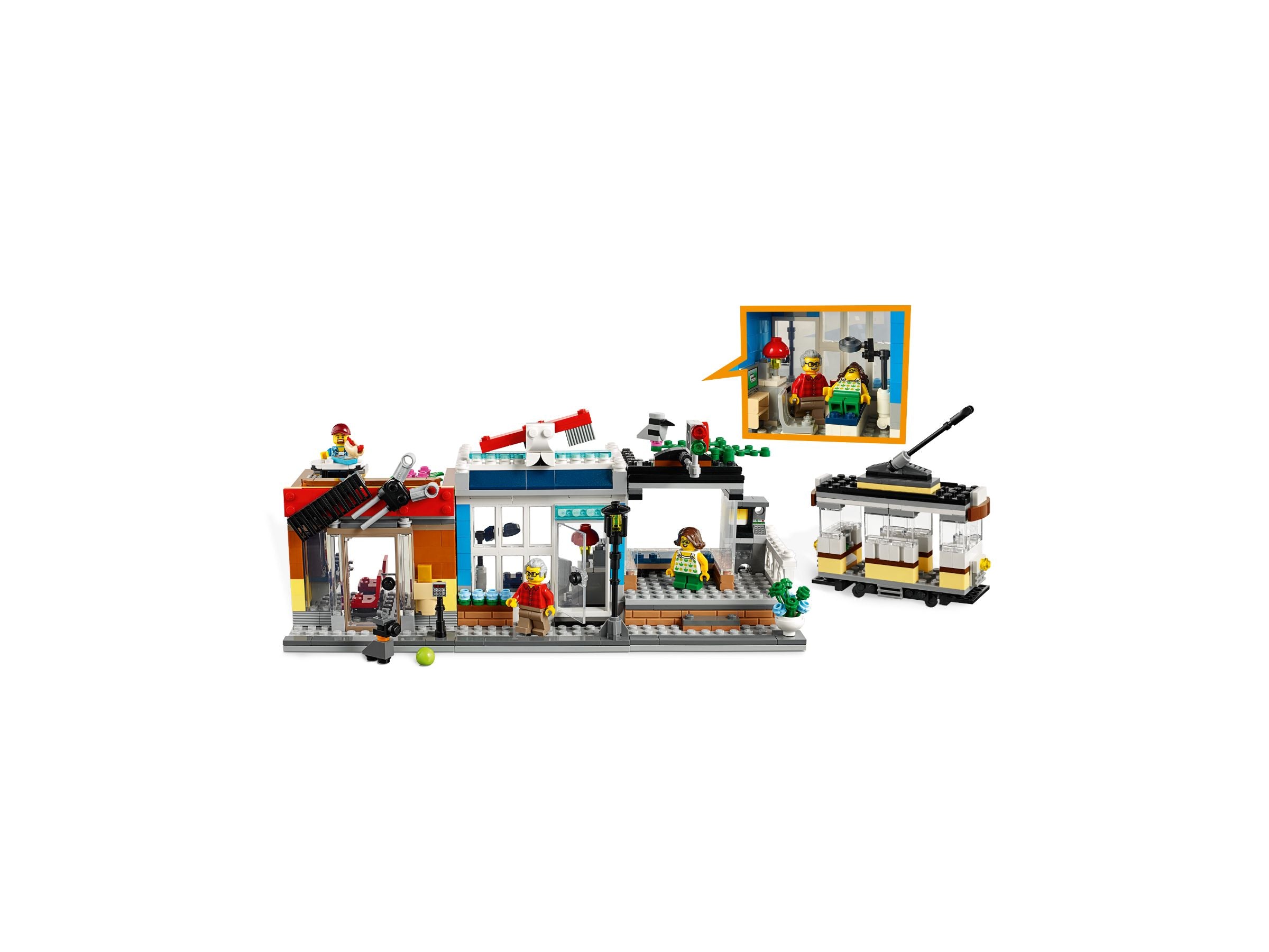 LEGO Creator 31097 Stadthaus mit Zoohandlung & Café