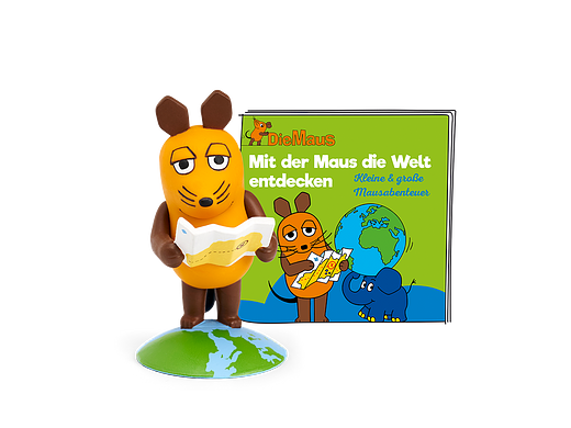 Tonie Figuren Mit der Maus die Welt entdecken Hörfigur für Toniebox