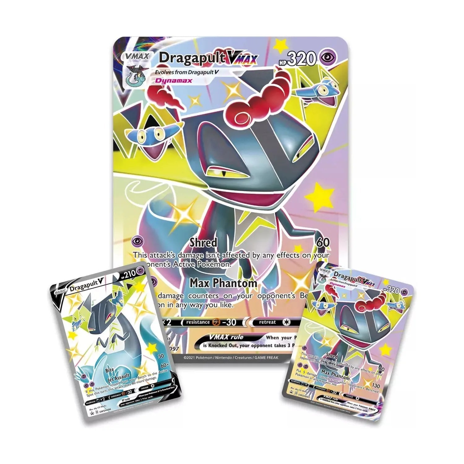 Pokémon Sword & Shield Shining Fates Dragapult VMAX Premium Collection (englisch)