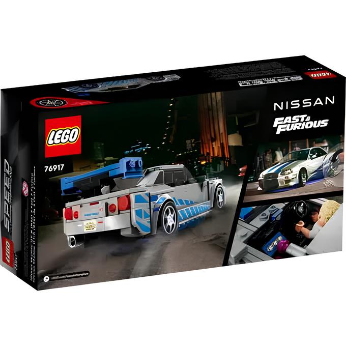 LEGO® Speed Champions 76917 2 Fast 2 Furious – Nissan Skyline GT-R (R34)