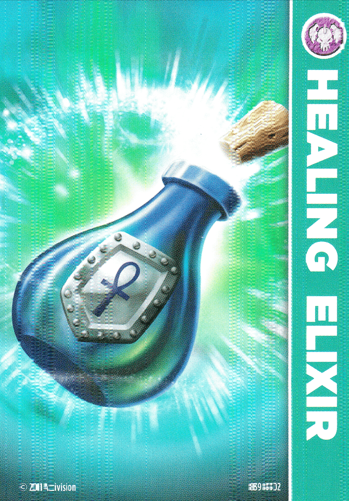 Skylanders Spyros Adventure Healing Elixir Karte