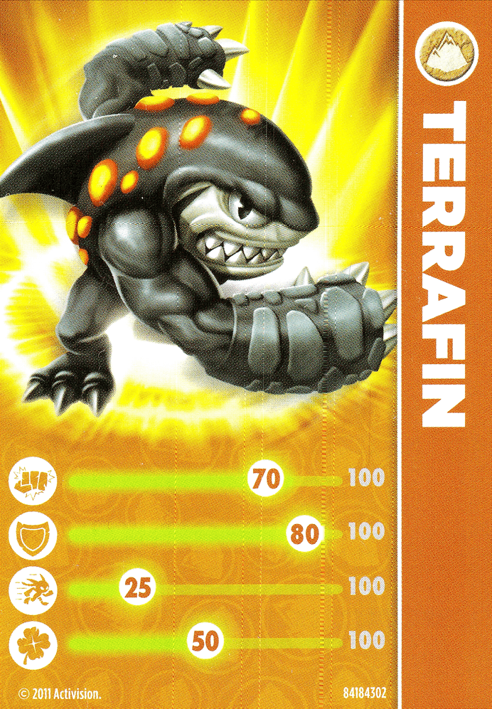 Skylanders Spyros Adventure Terrafin Karte