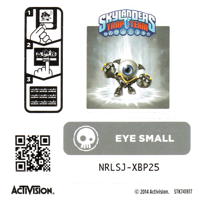 Skylanders Trap Team Eye Small Aufkleber