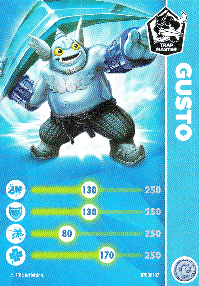 Skylanders Trap Team Gusto Karte