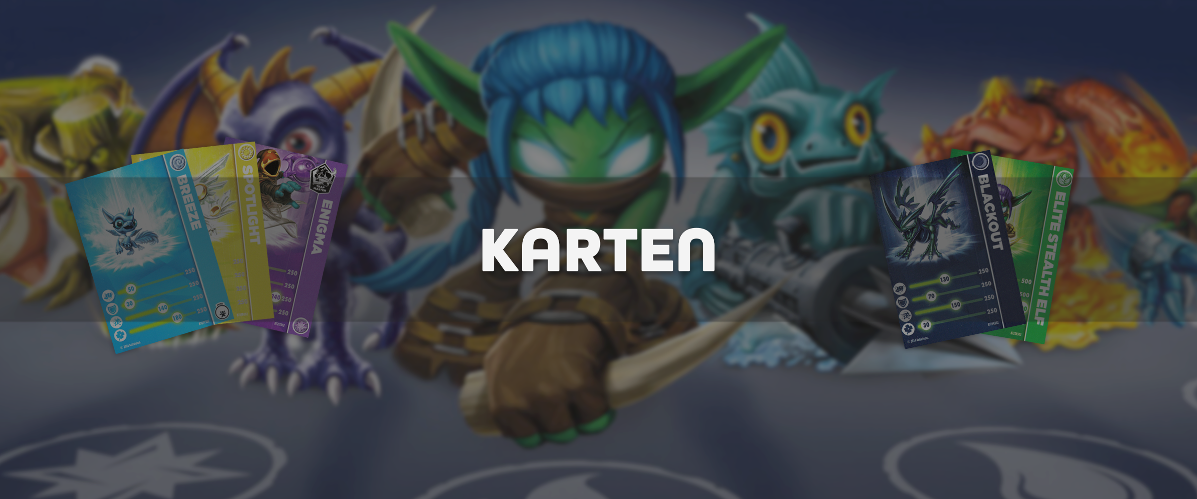 Skylanders Karten