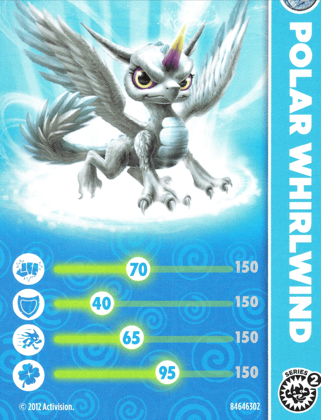 Skylanders Giants Polar Whirlwind Karte