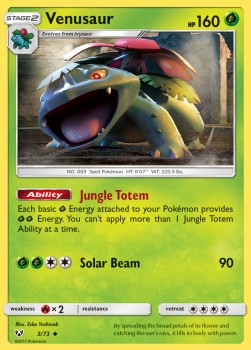 Venusaur⁣ - Shining Legends⁣ (Uncommon)⁣ [3]