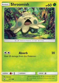 Shroomish⁣ - Shining Legends⁣ (Common)⁣ [4]
