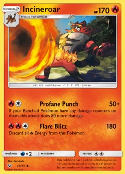 Incineroar⁣ - Shining Legends⁣ (Uncommon)⁣ [17]