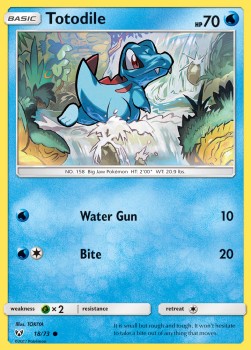 Totodile⁣ - Shining Legends⁣ (Common)⁣ [18]