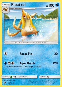 Floatzel⁣ - Shining Legends⁣ (Uncommon)⁣ [23]