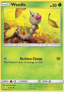Weedle⁣ - Team Up⁣ (Common)⁣ [3]