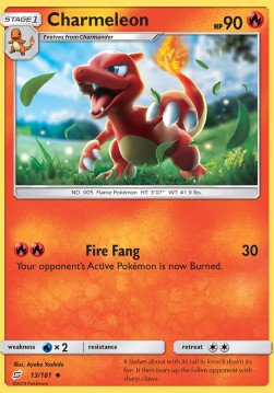 Charmeleon⁣ - Team Up⁣ (Uncommon)⁣ [13]