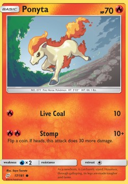 Ponyta⁣ - Team Up⁣ (Common)⁣ [17]