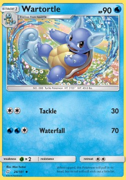 Wartortle⁣ - Team Up⁣ (Uncommon)⁣ [24]