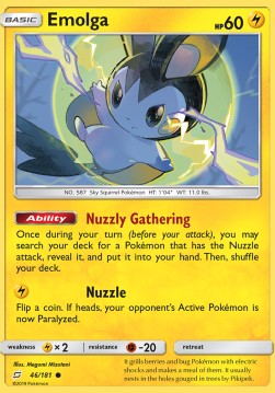 Emolga⁣ - Team Up⁣ (Common)⁣ [46]