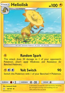 Heliolisk⁣ - Team Up⁣ (Uncommon)⁣ [50]